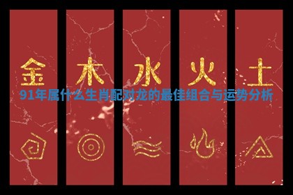 91年属什么生肖配对龙的最佳组合与运势分析
