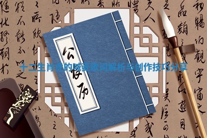 十二生肖虎的喊麦歌词解析与创作技巧分享