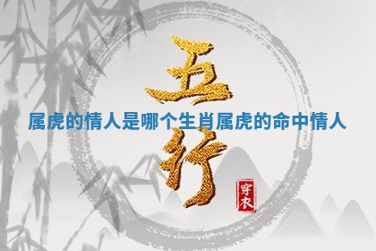 属虎的情人是哪个生肖_属虎的命中情人 属虎的情人是哪个生肖_属虎的命中情人