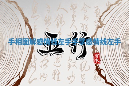 手相图解 感情线左手 手掌感情线左手
