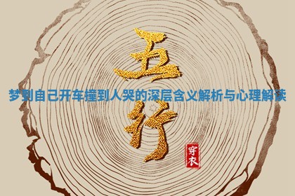 梦到自己开车撞到人哭的深层含义解析与心理解读
