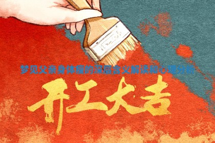 梦见父亲身体瘦的深层含义解读和心理分析