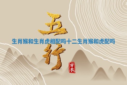 生肖猴和生肖虎相配吗 十二生肖猴和虎配吗