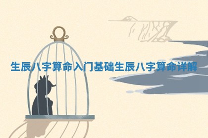 生辰八字算命入门基础_生辰八字算命 详解