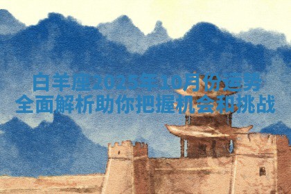 白羊座2025年10月份运势全面解析助你把握机会和挑战